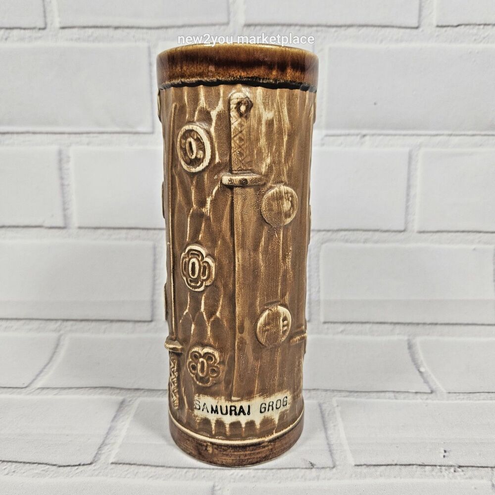 Kyoto Samurai Grog Sword Mug Tiki Mug 7" tall